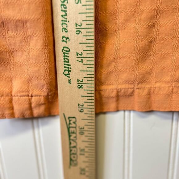 XXL 100% FINE WASHABLE SILK 🍑 color button up shirt - Picture 8 of 15